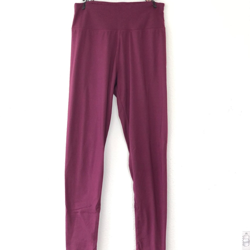 Burgundy Super Soft High Waist Leggings